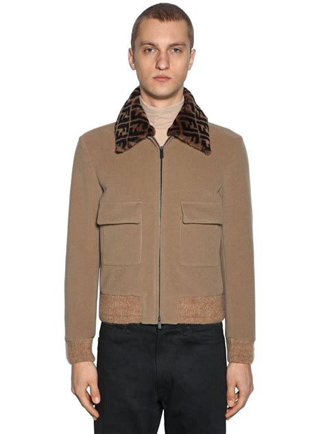 fendi bomber jacket men's|fendi blazer bomber jacket.